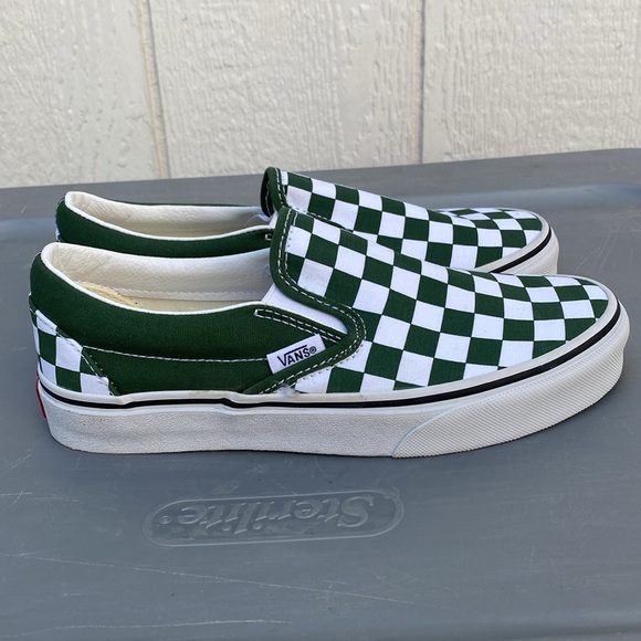 Vans Shoes - Van's checkered slip on's